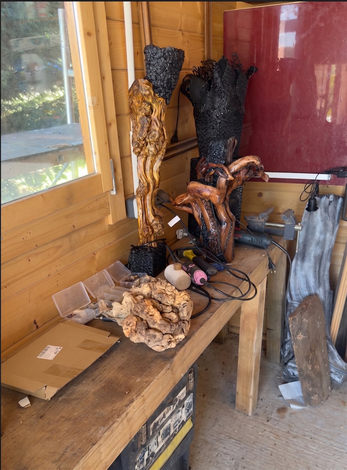 Vue de l'atelier de La Geneytouse